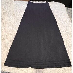 Horny Toad & Co Skirt Tencel Cotton Gray Mid Length Stretch Size XS EUC